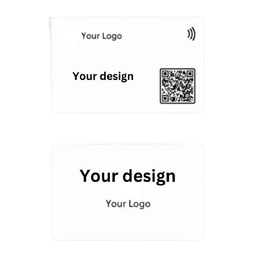 Carte de visite NFC Blanche